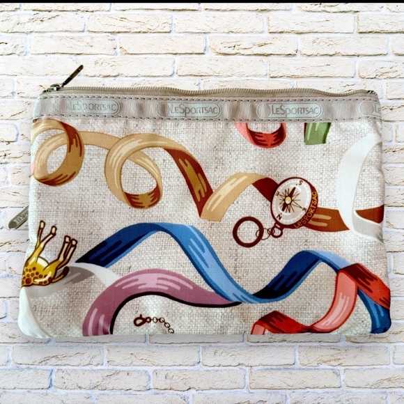 Lesportsac Cosmetic Bag / Pouch / Clutch / Makeup * EUC - Picture 2 of 6